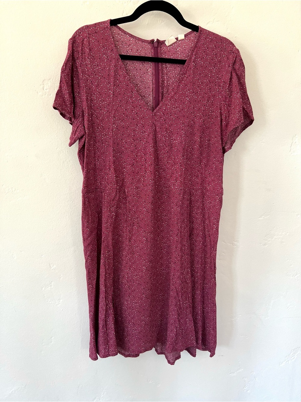 GAP Short Sleeve V-Neck Floral Print Dress